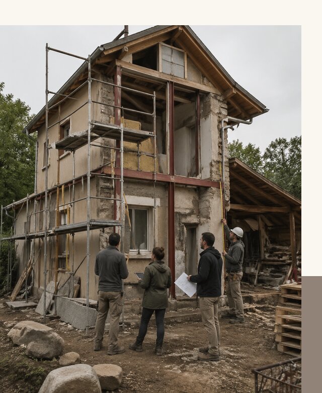 Реконструкция загородного дома под ключ в Юрге от бюро